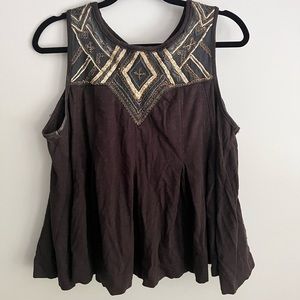 Free people beaded top